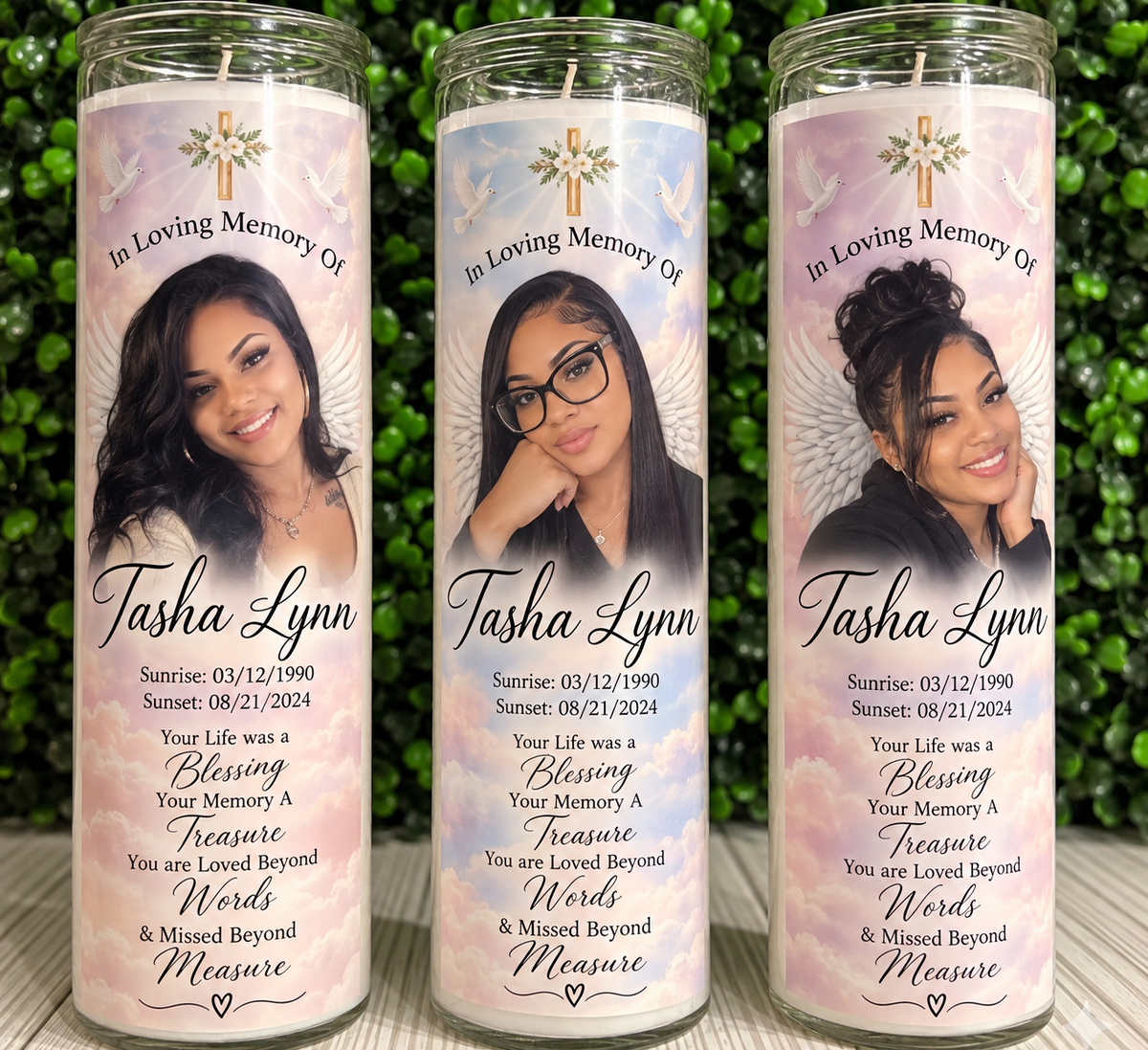 Personalized Memorial Candle
