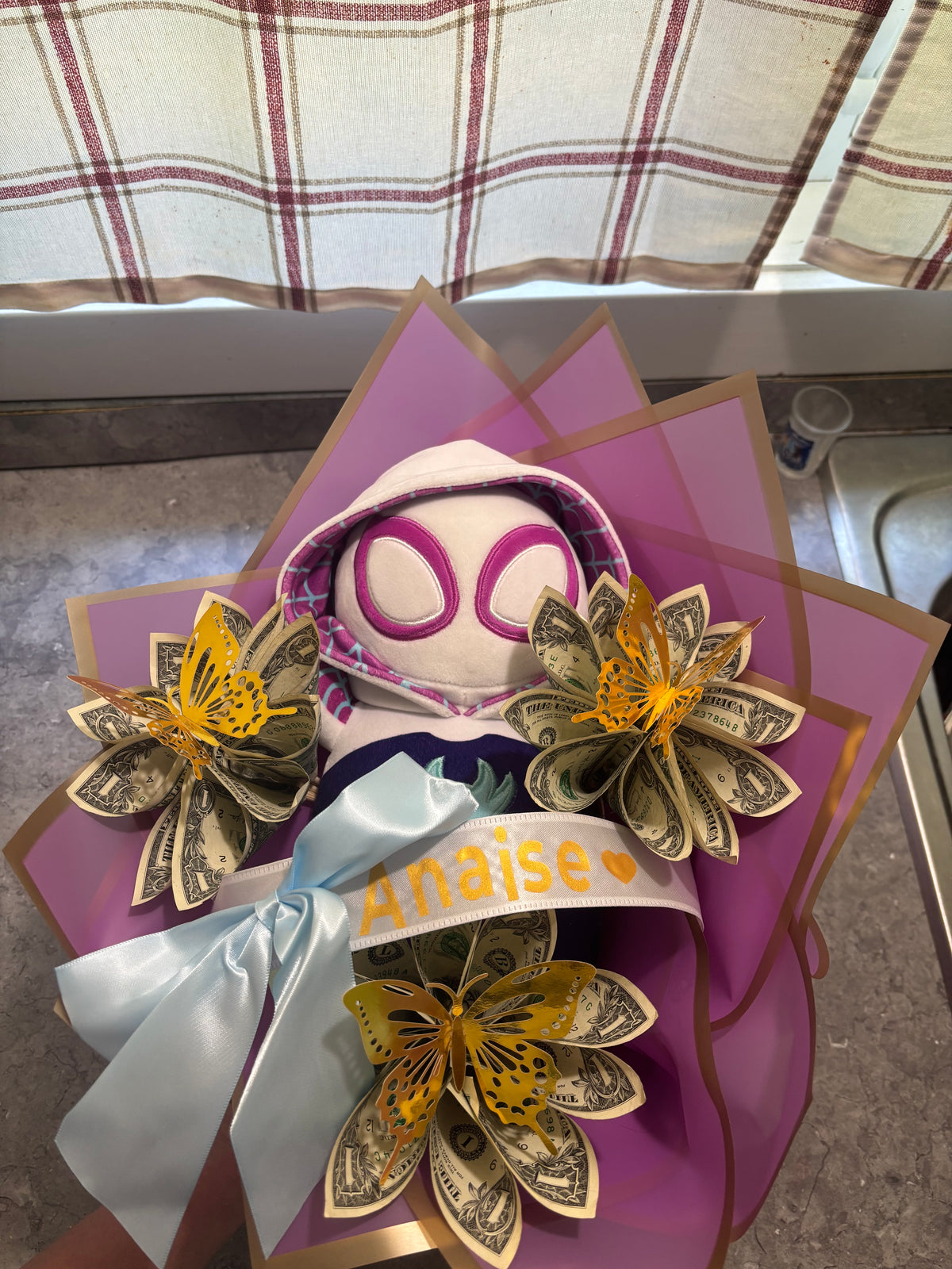 🧸 Plush Money Bouquet — Starting at $35+ Cash