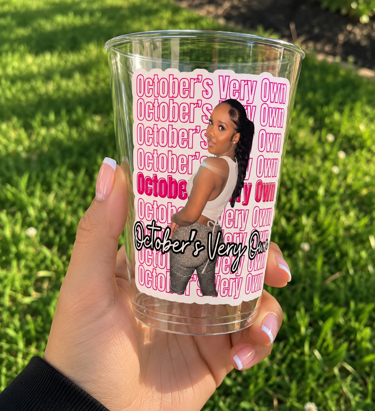 Custom Plastic Party Cups w/Lids and Straws